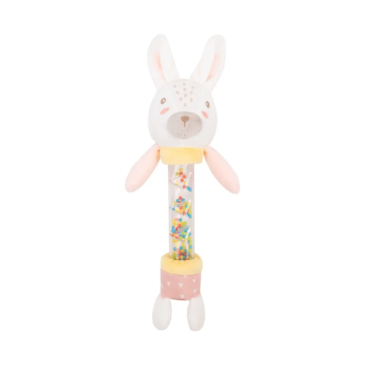 Kikkaboo Sonajero espiral Rabbits in Love PINK