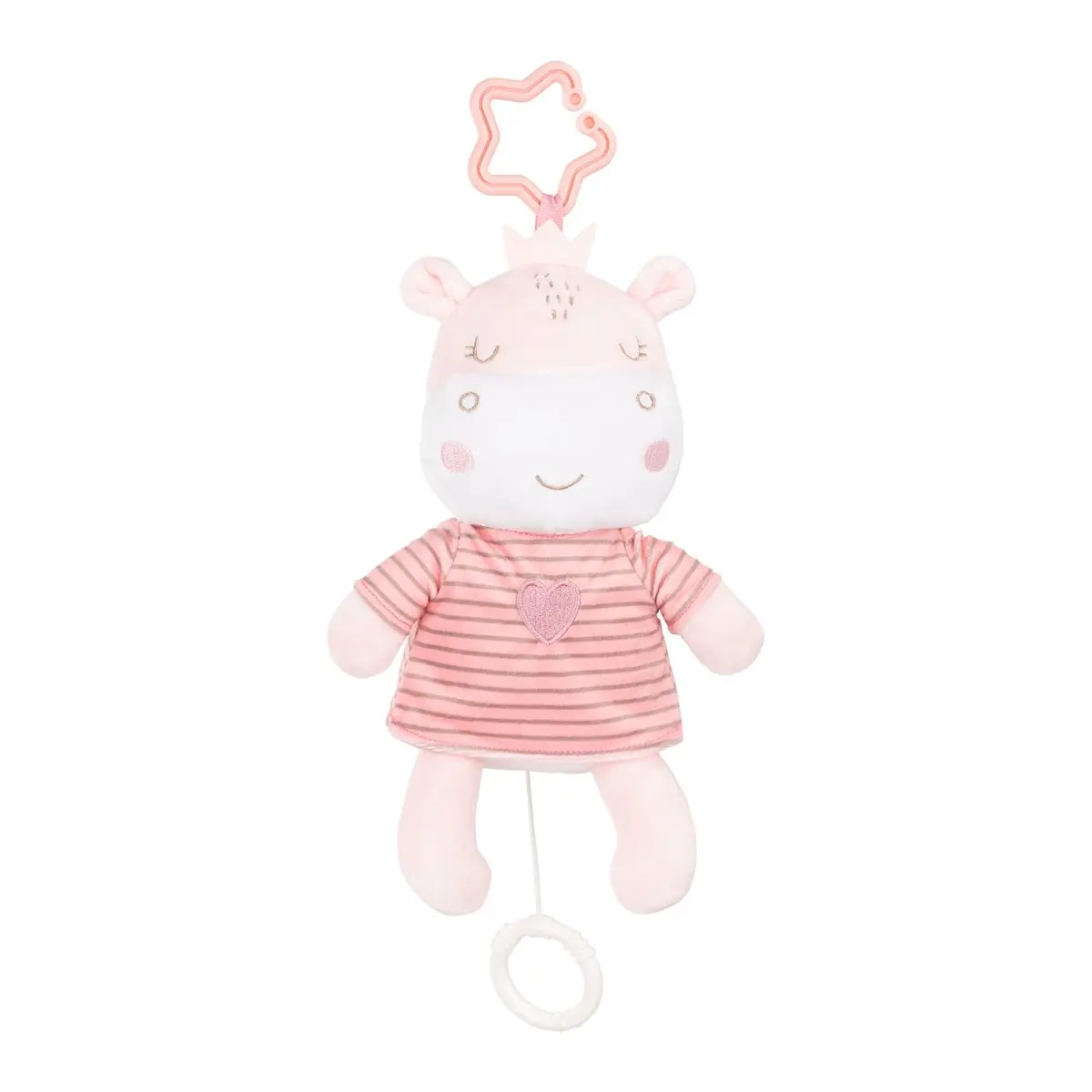Kikkaboo Peluche con móvil musical Hippo Dreams (x24) PINK