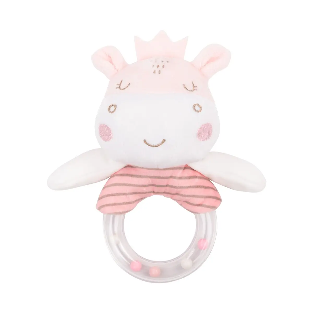 Kikkaboo Sonajero de peluche Hippo Dreams PINK