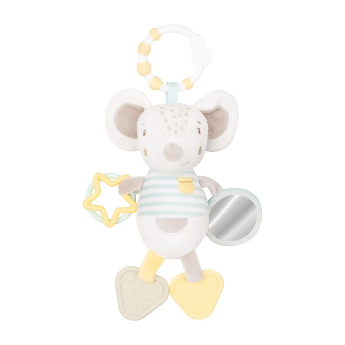 Kikkaboo Felpa Joyful Mice WHITE