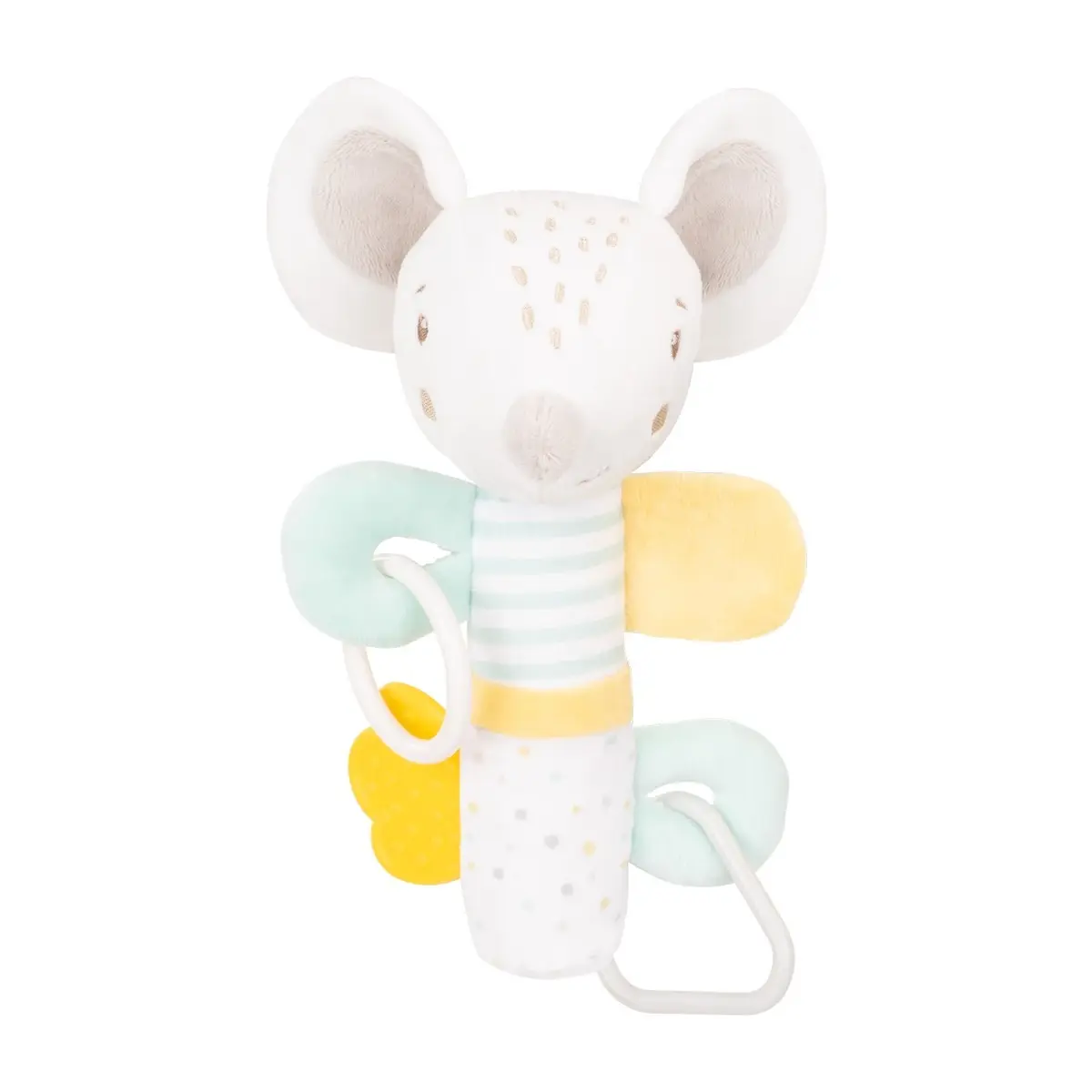 Kikkaboo Peluche con sonido Joyful Mice WHITE