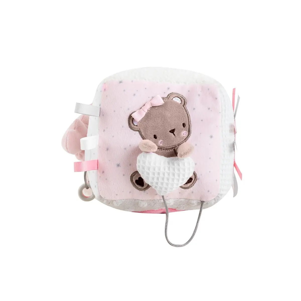 Kikkaboo Muñeco de peluche en forma de cubo Dream Big PINK