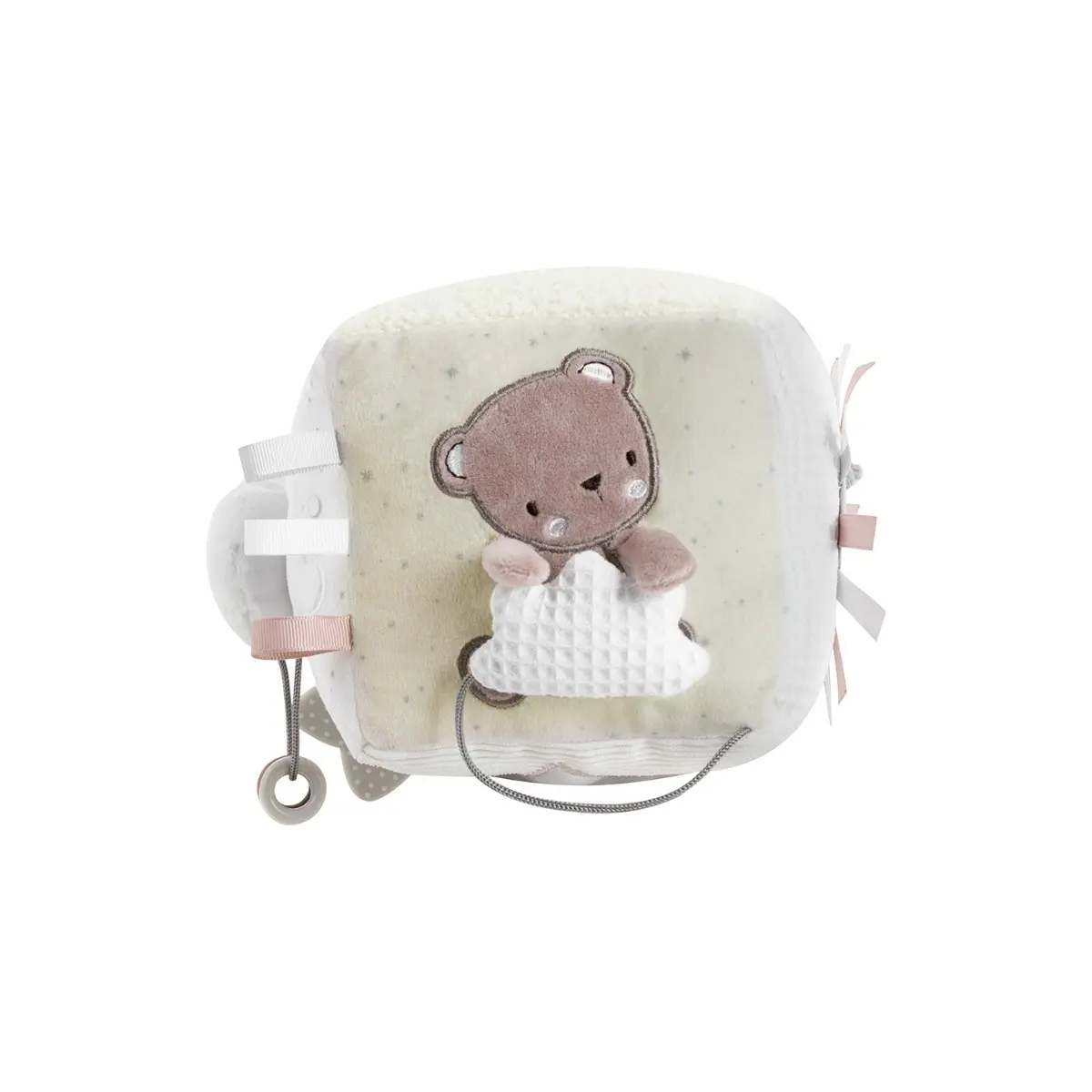 Kikkaboo Muñeco de peluche en forma de cubo Dream Big BEIGE