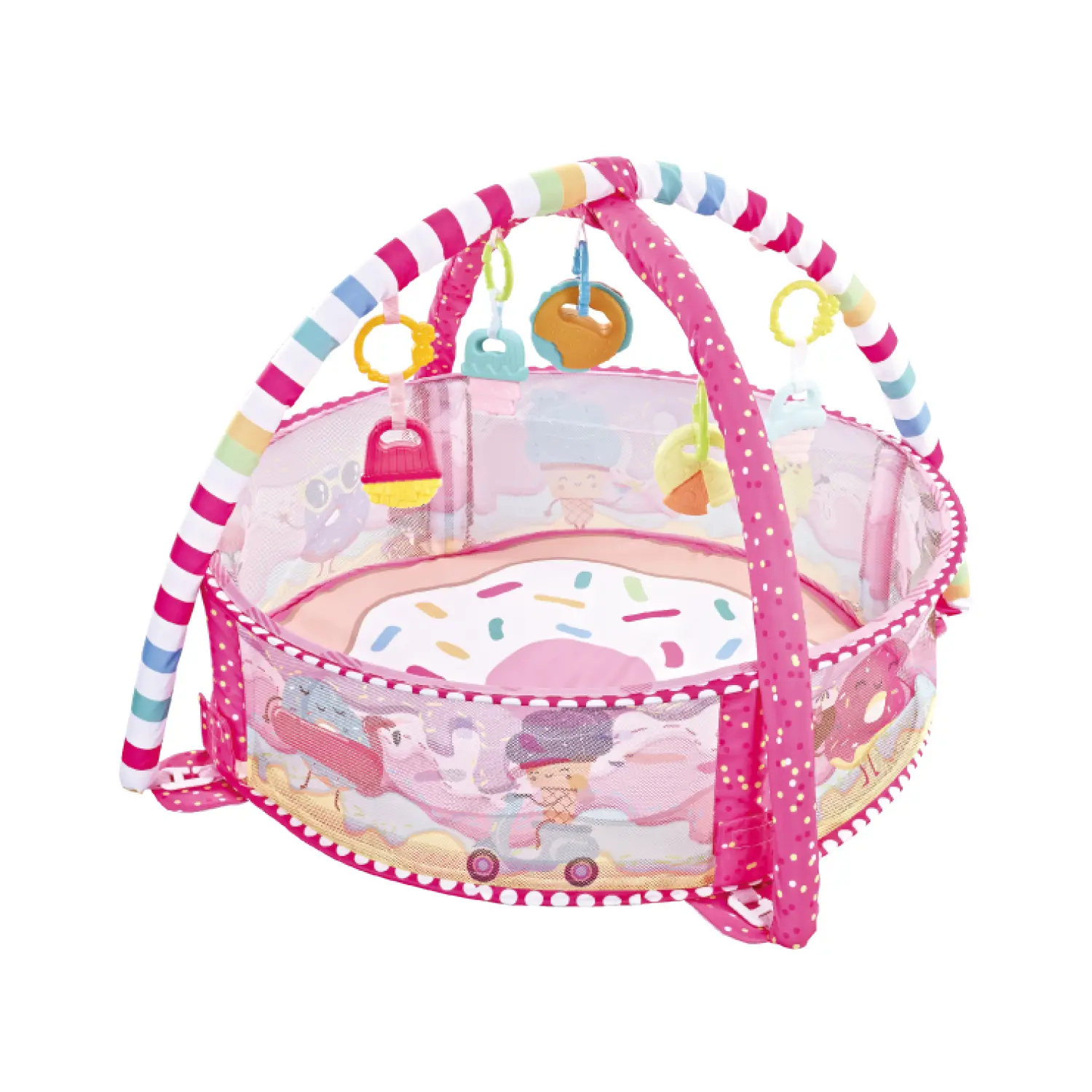 Kikkaboo Alfombra de actividades con 30 pelotas Marshmallow PURPLE