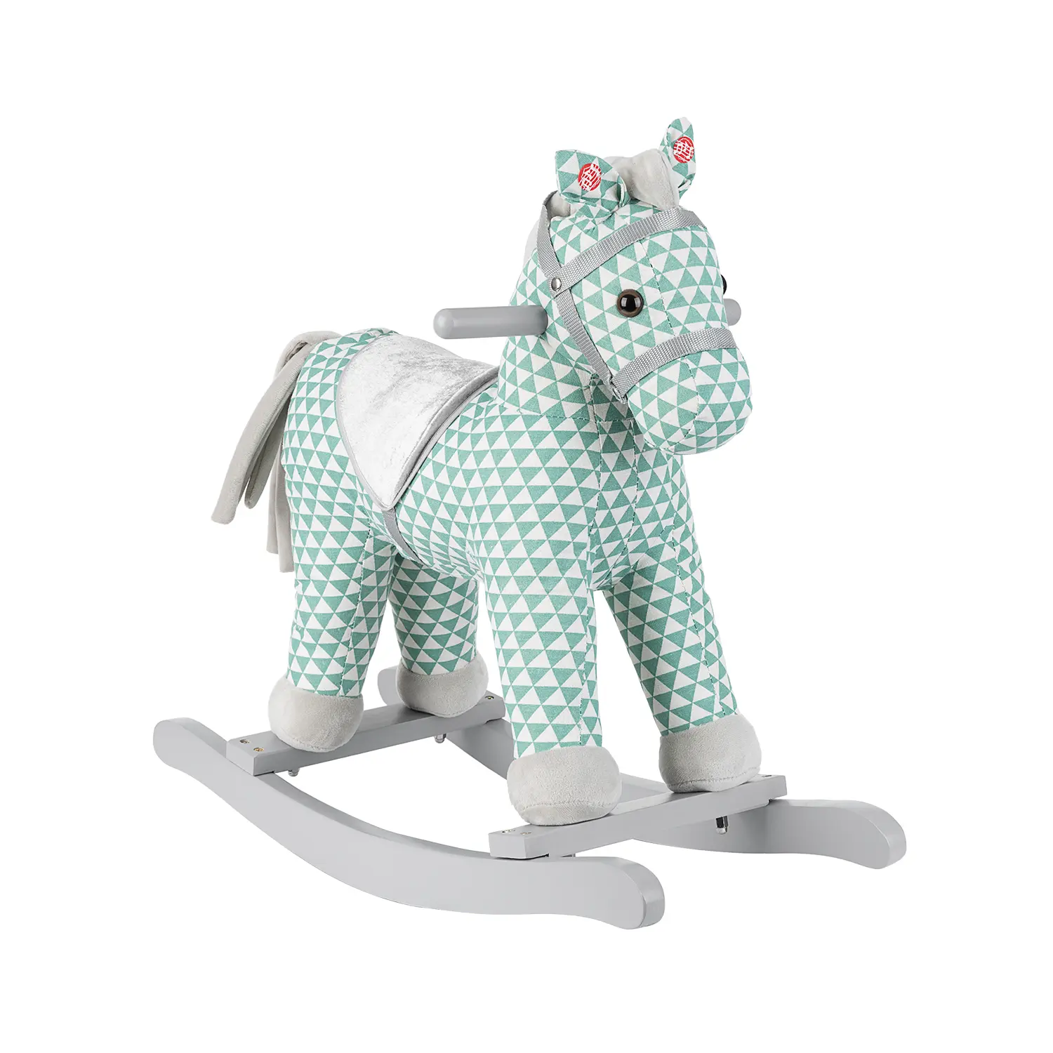 Kikkaboo Juguete de balancín con sonido Horse GREEN