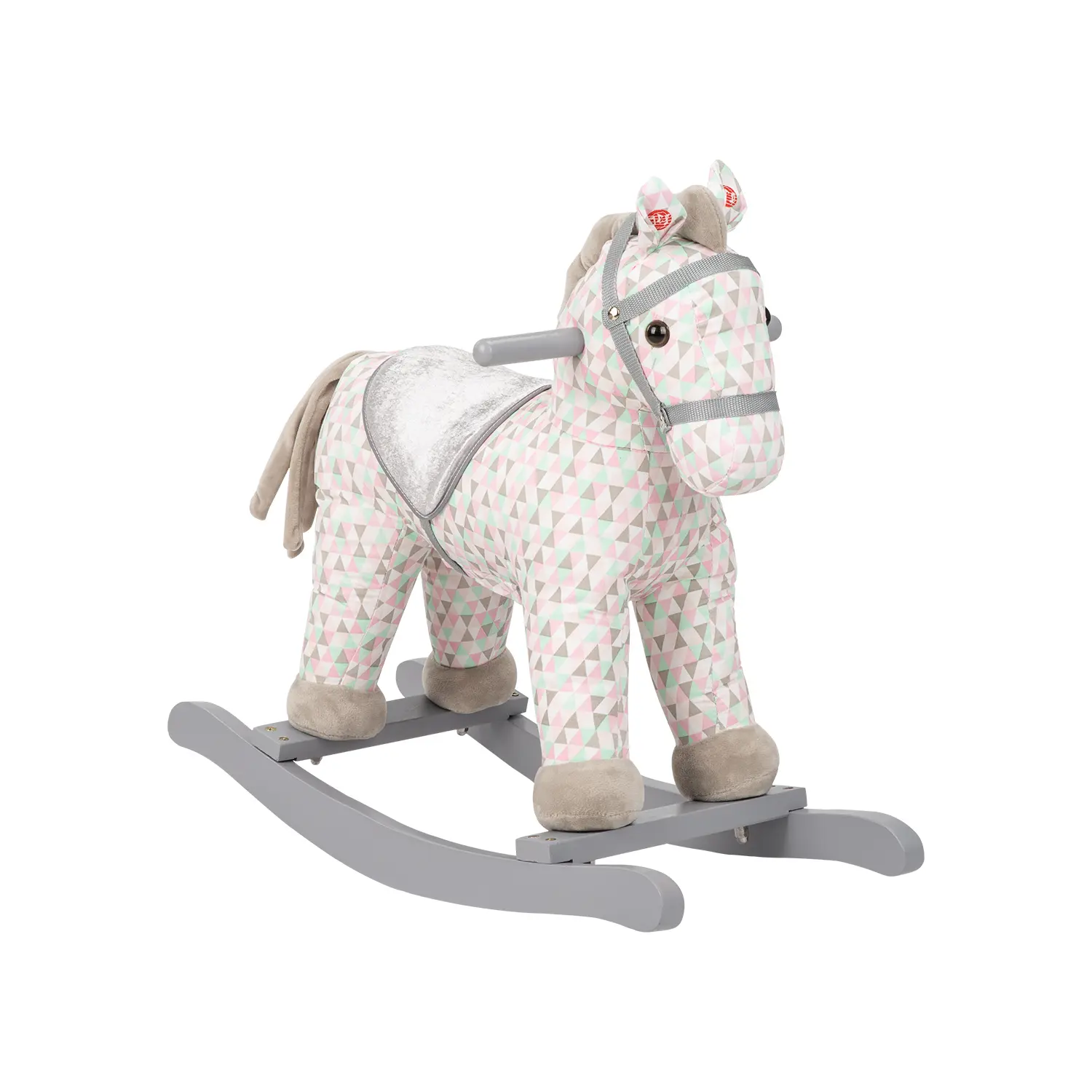 Kikkaboo Juguete de balancín con sonido Horse WHITE