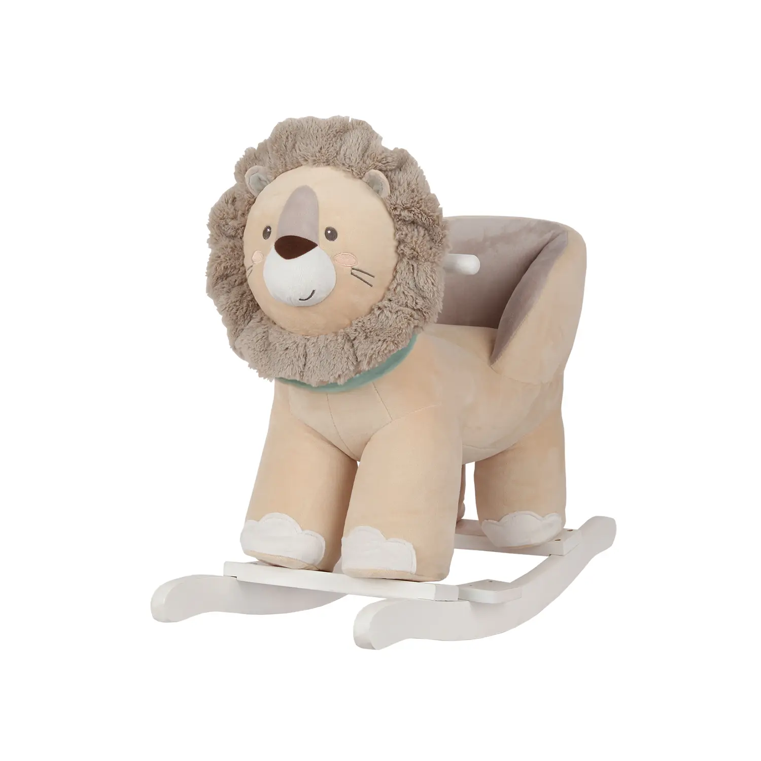Kikkaboo Caballito de madera con asiento Lion BEIGE