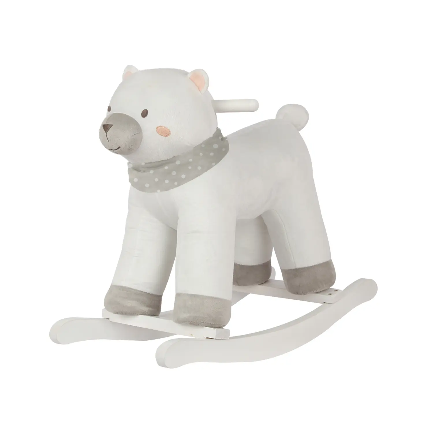 Kikkaboo Caballito de madera Bear WHITE