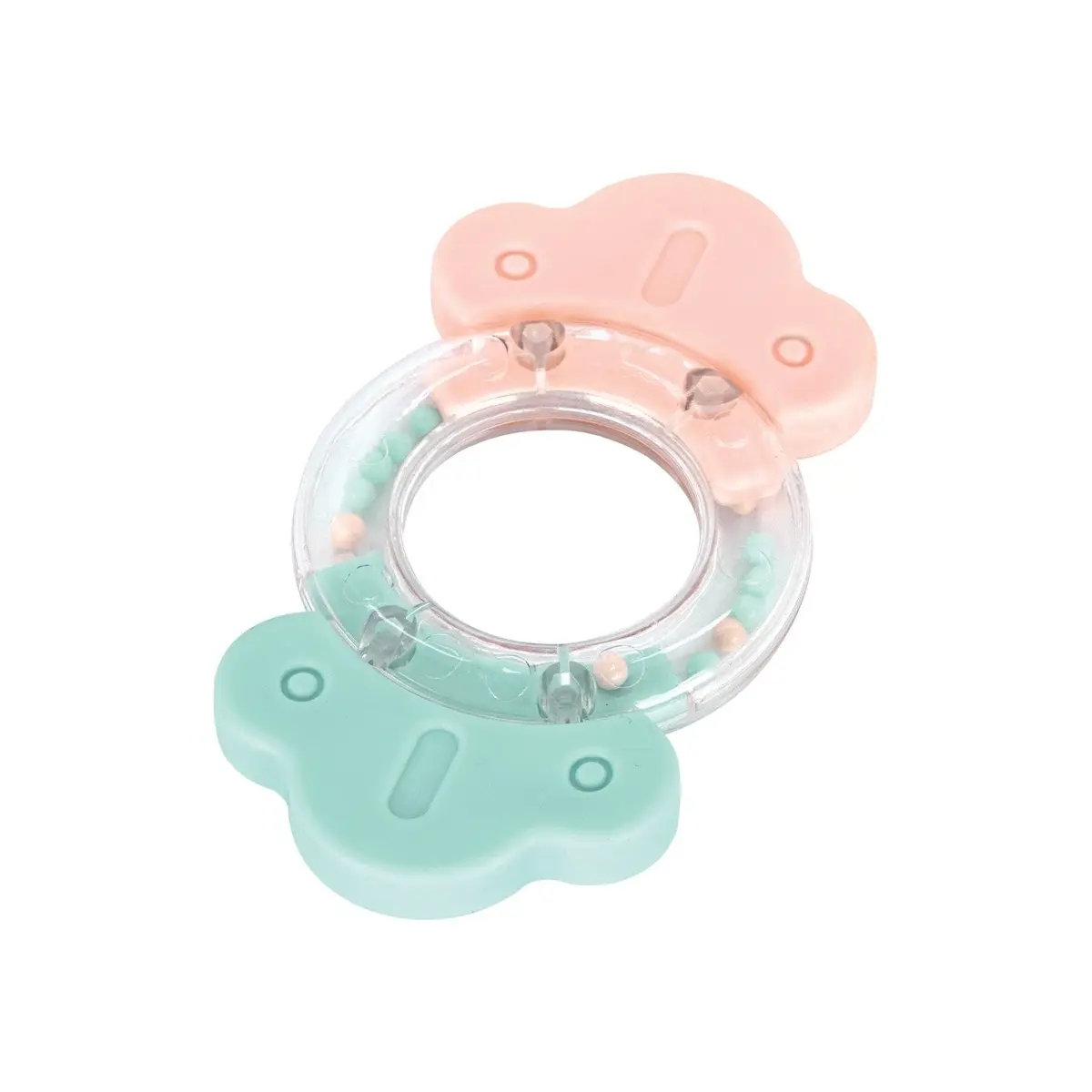 Kikkaboo Sonajero y anillo de dentición Caramelo (x144) PINK