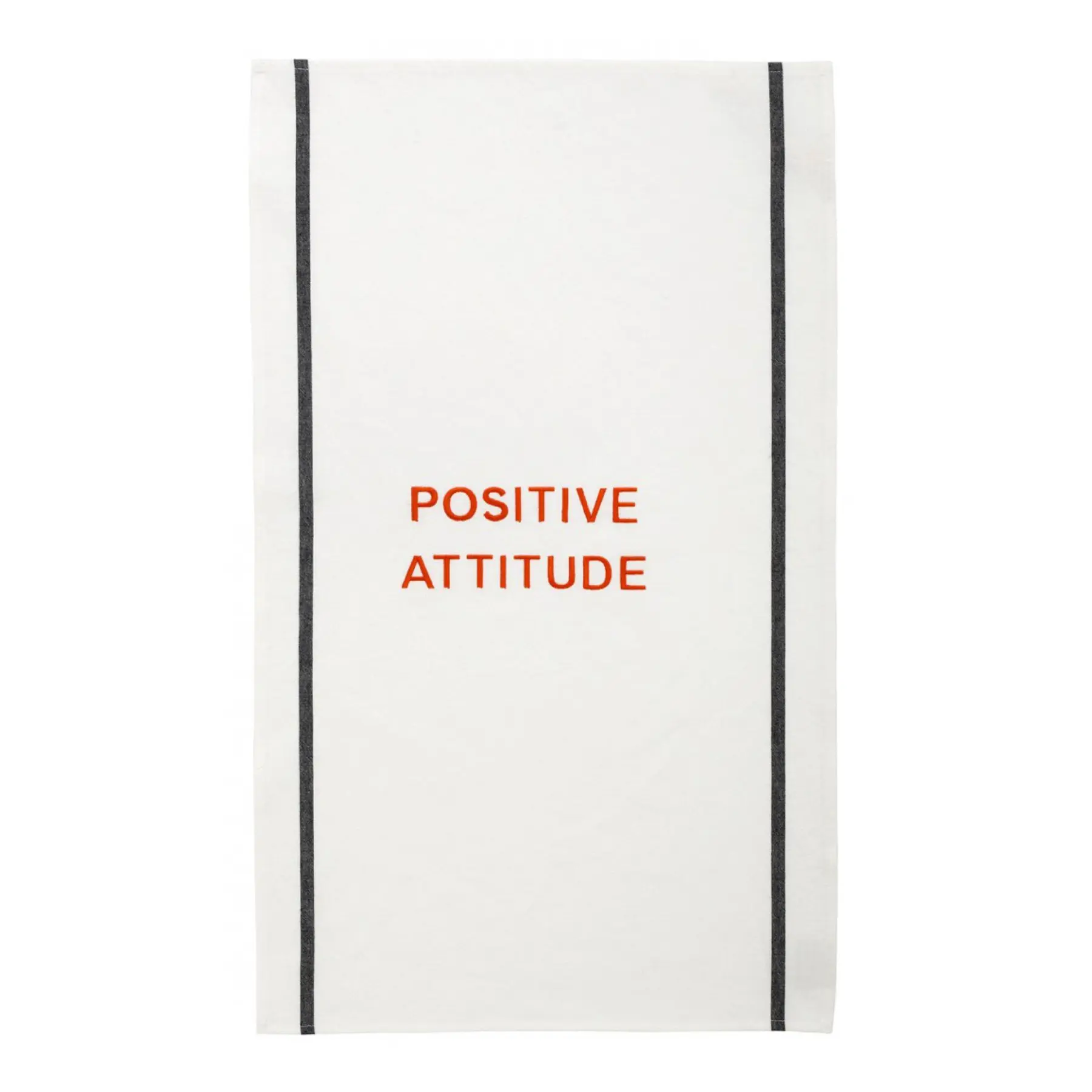 La Cerise sur le Gâteau Paño de cocina Positive Attitude Tangerine WHITE