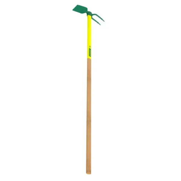 Leborgne Serfouette forjada con mango ovalado, pala y horquilla de madera. Duopro GREEN