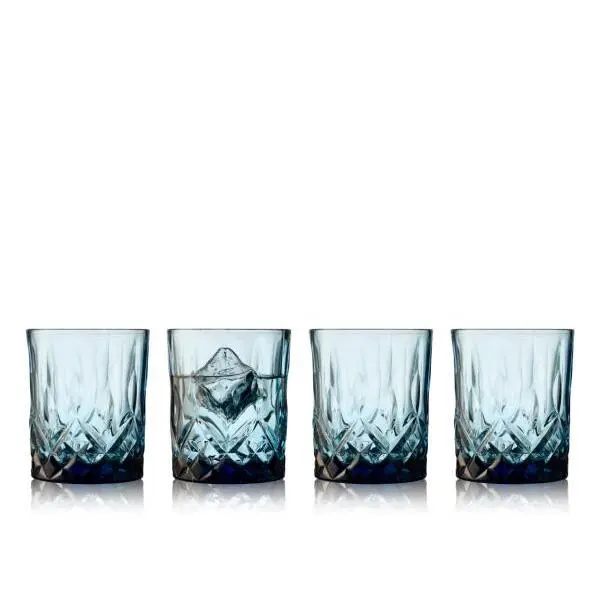Lyngby Glas Copa de whisky Sorrento (x4) BLUE