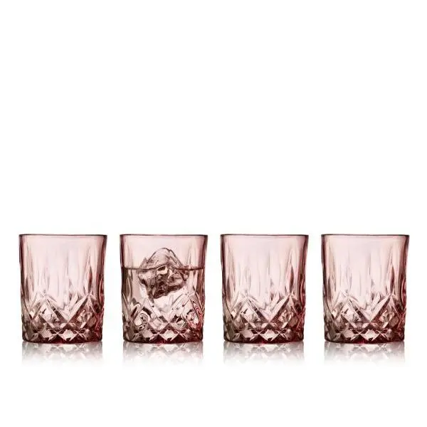 Lyngby Glas Copa de whisky Sorrento (x4) PINK
