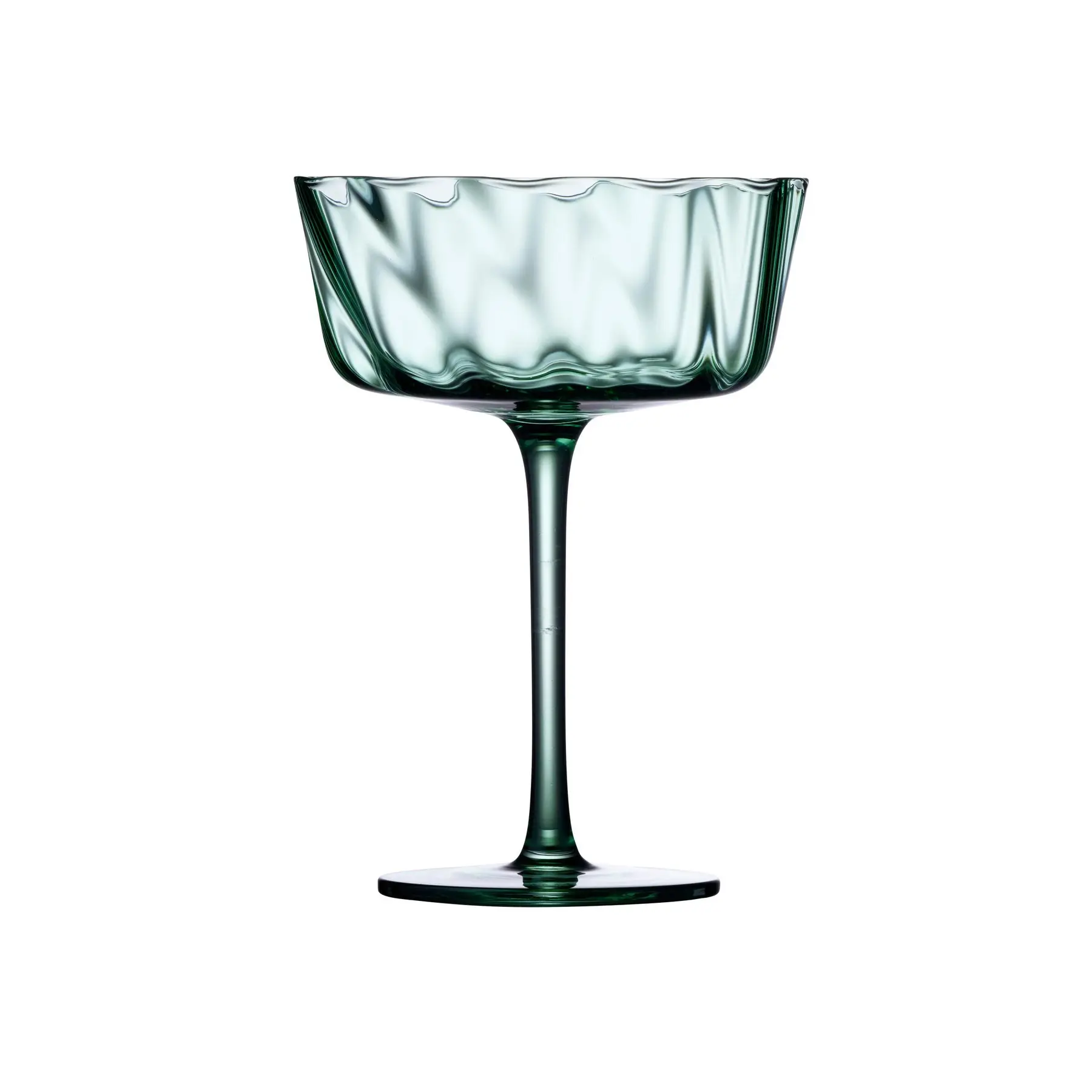 Lyngby Glas Copa de champán Vienna (x4) GREEN