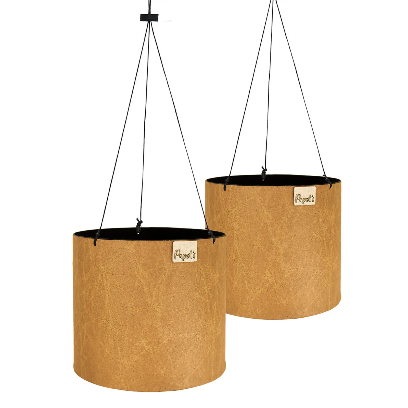 Papot’s Juego de 2 macetas colgantes Original (x2) BEIGE