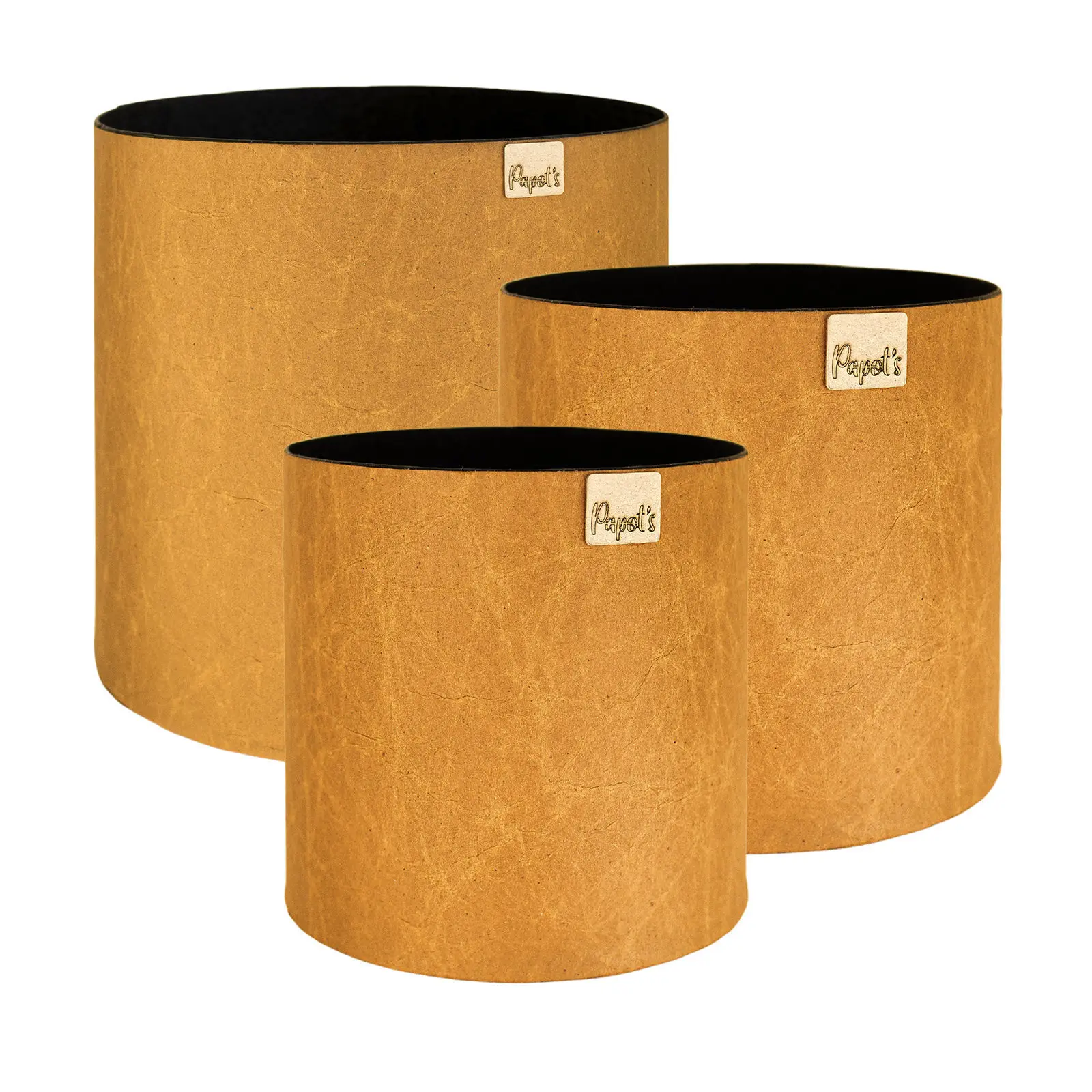 Papot’s Juego de 3 macetas Original XXL (x3) BROWN