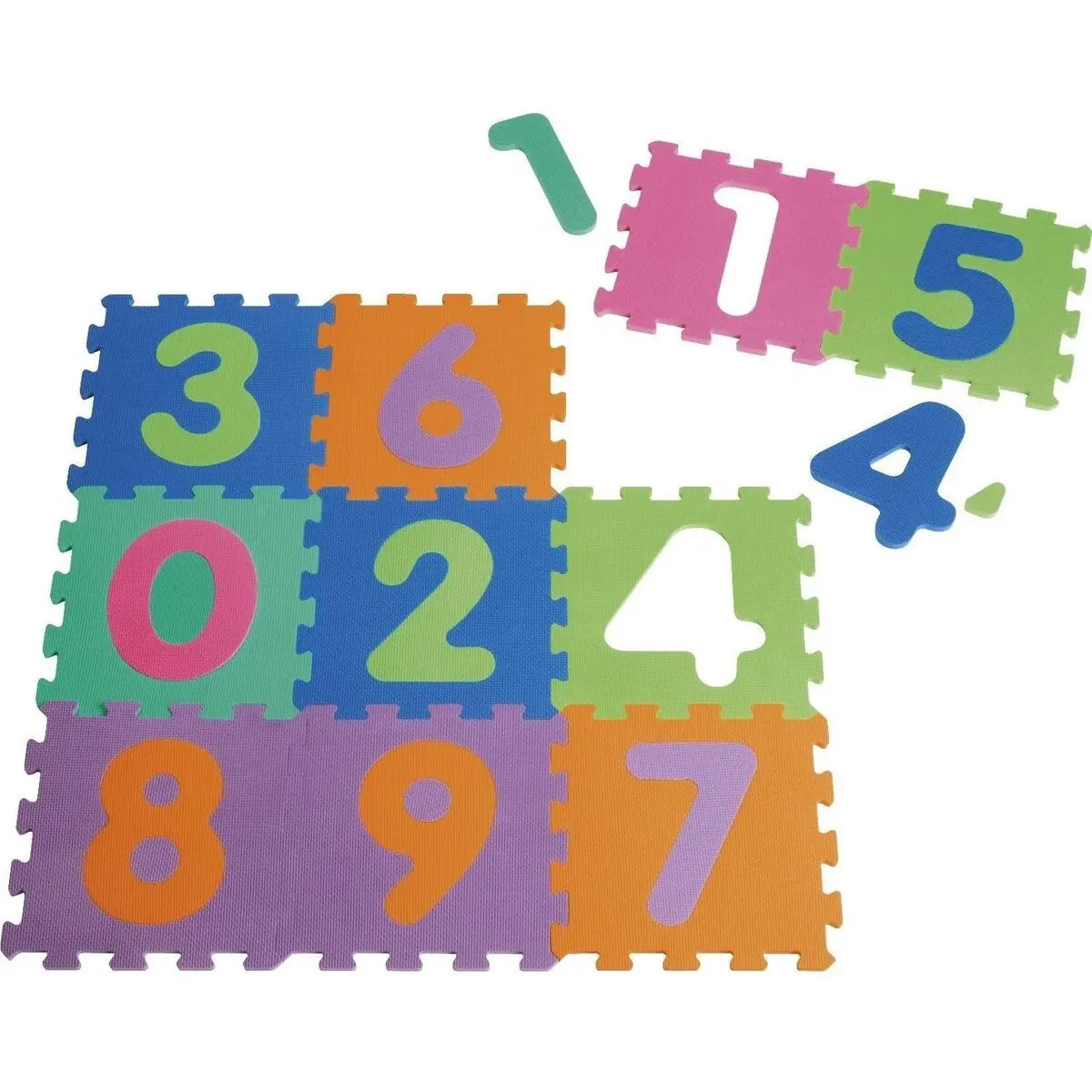 Playshoes Alfombra puzzle para niños Eva (x10) MULTICOLOR