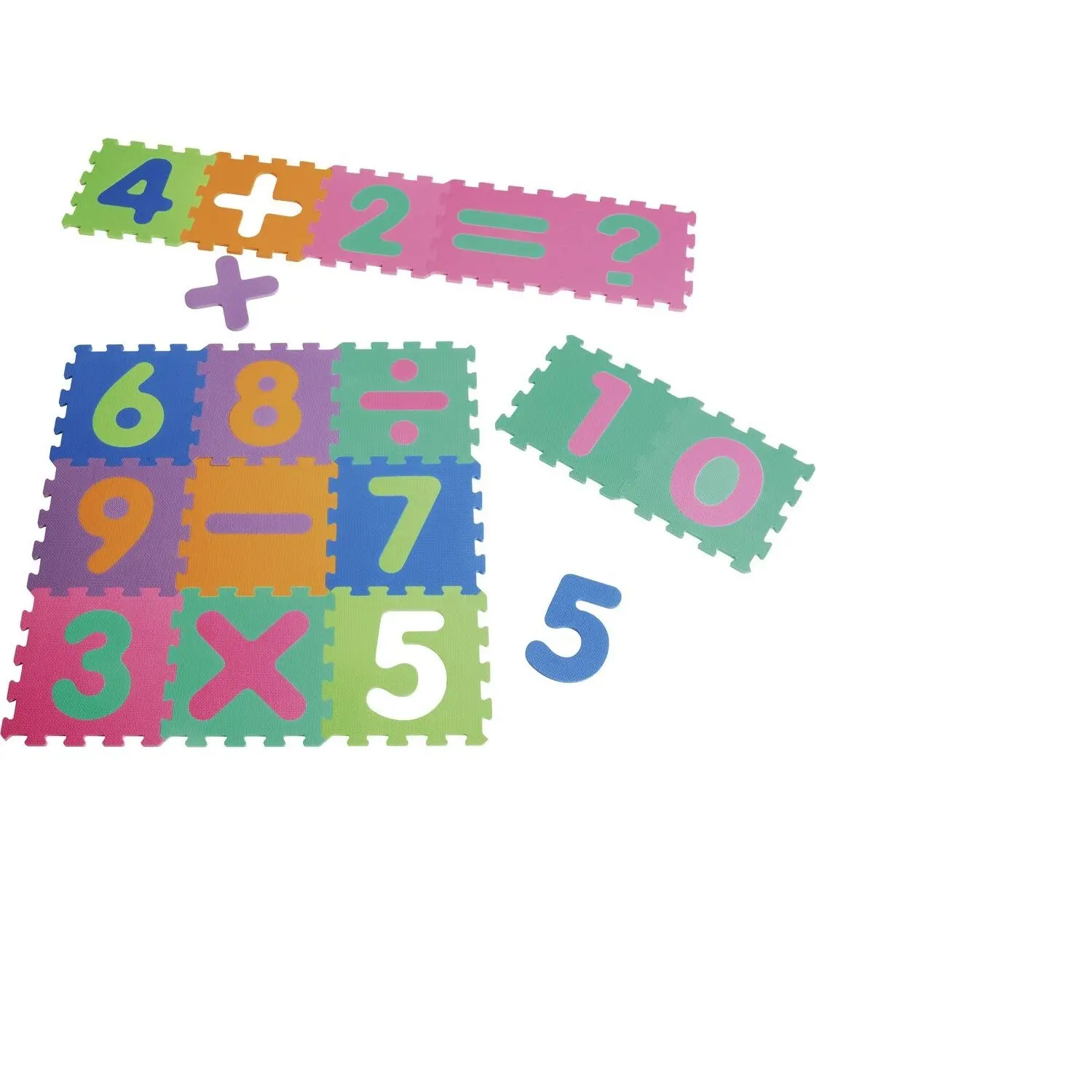 Playshoes Alfombra puzzle para niños Eva MULTICOLOR