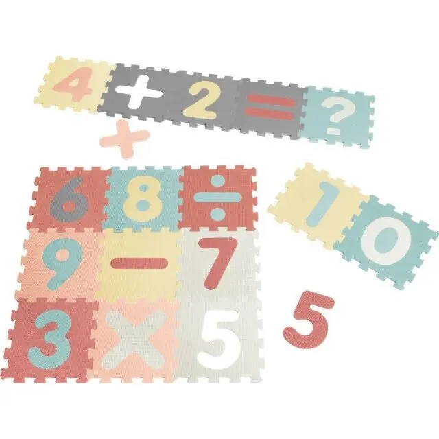 Playshoes Alfombra puzzle para niños Eva (x16) MULTICOLOR