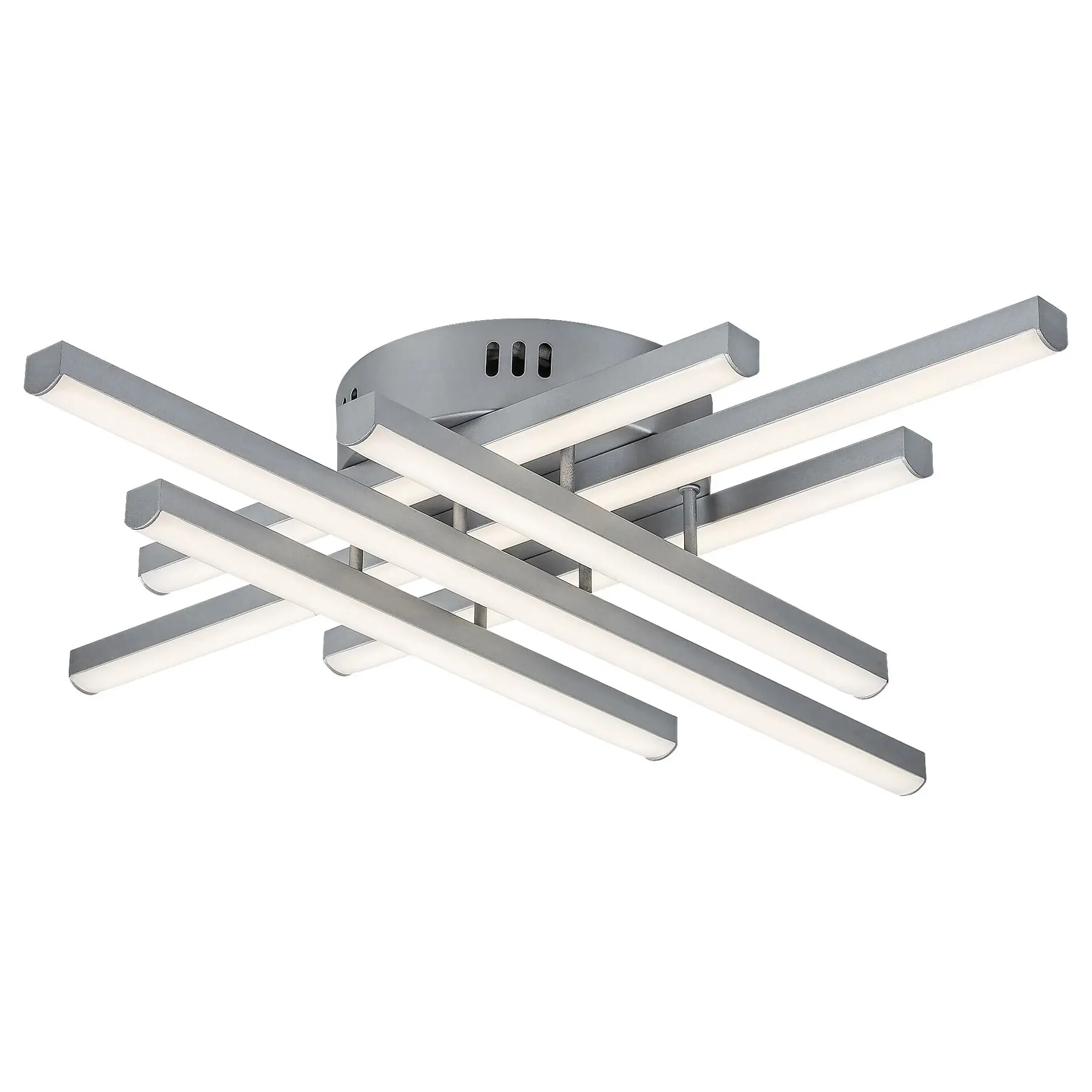 Rabalux Plafón de metal+plástico clase g Nayara SILVER