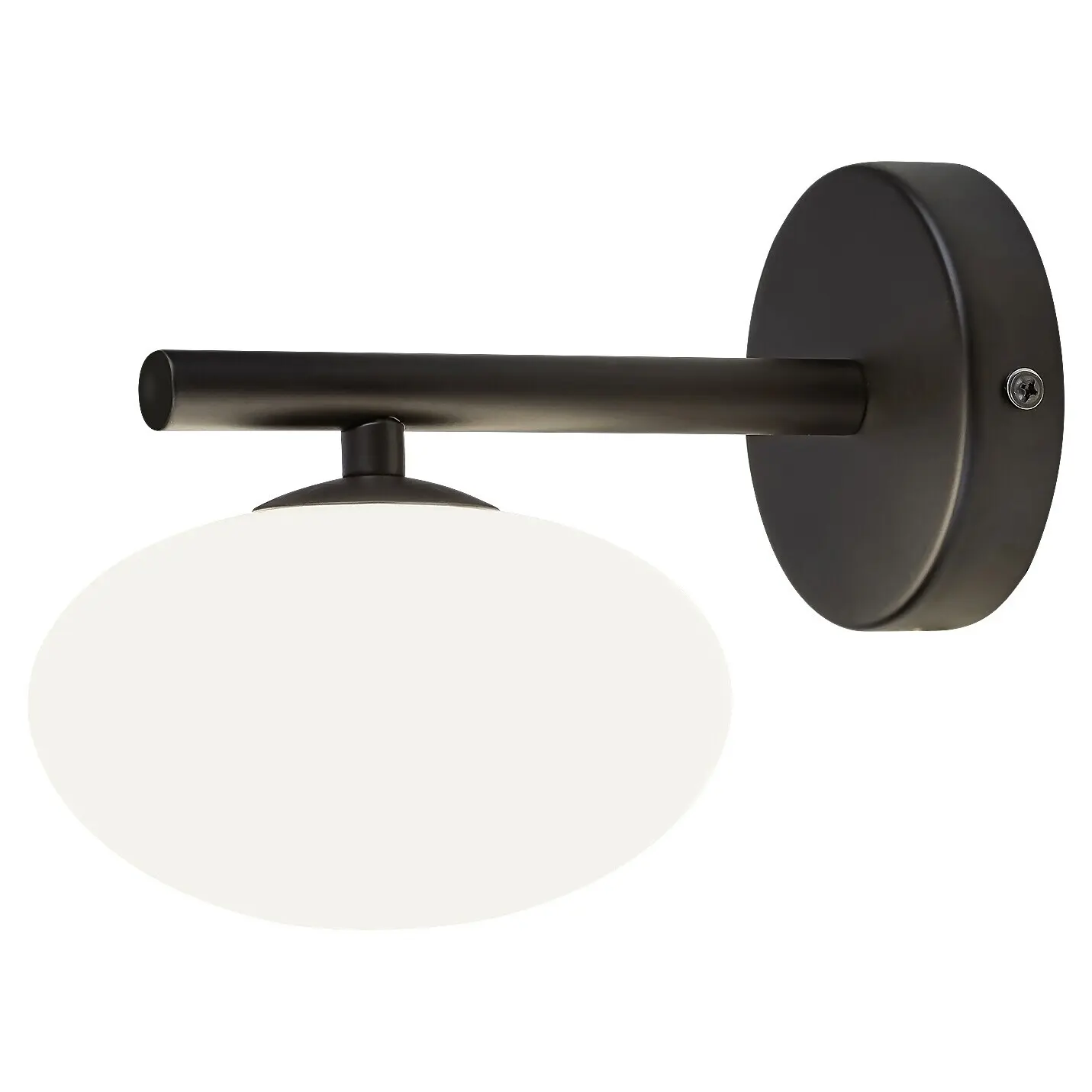 Rabalux Aplique de metal y cristal Calista BLACK