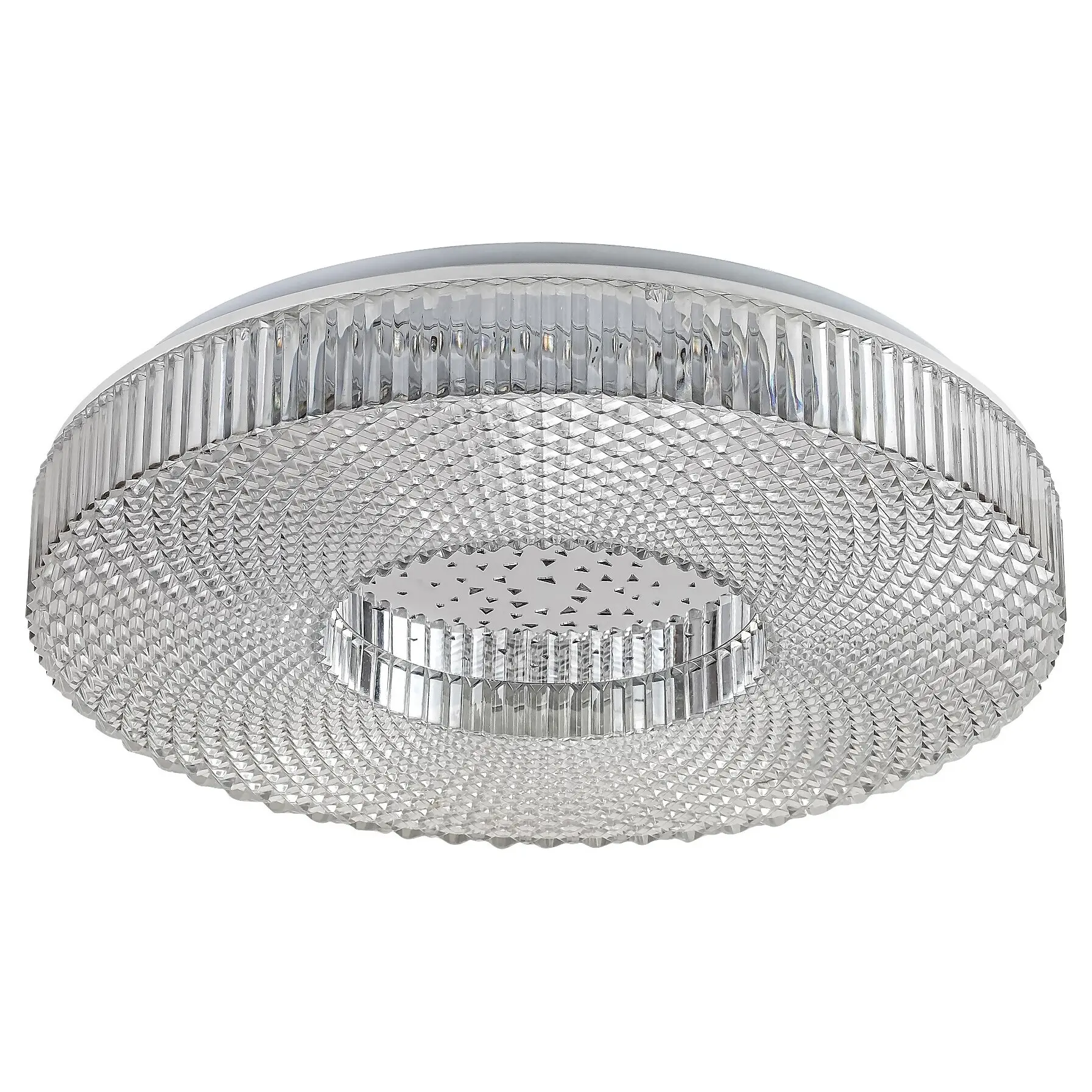 Rabalux Lámpara led integrada cct Ziva 36W 2340lm D40cm SILVER
