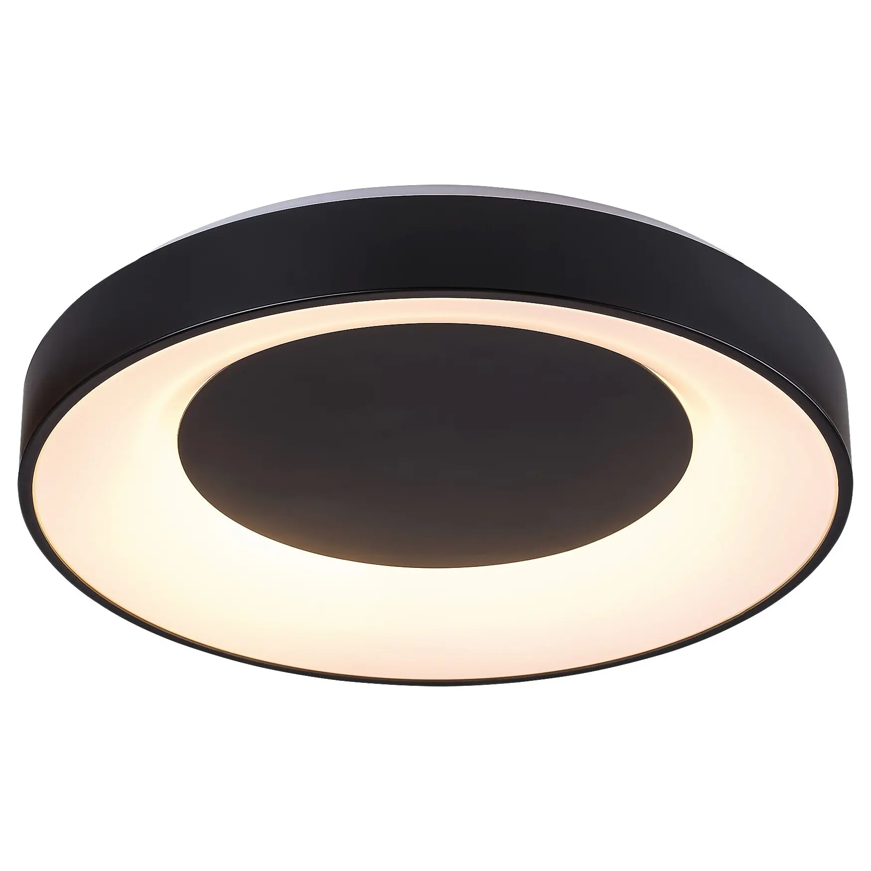 Rabalux Luz de techo con temporizador, memoria, retroiluminación nocturna Ceilo BLACK