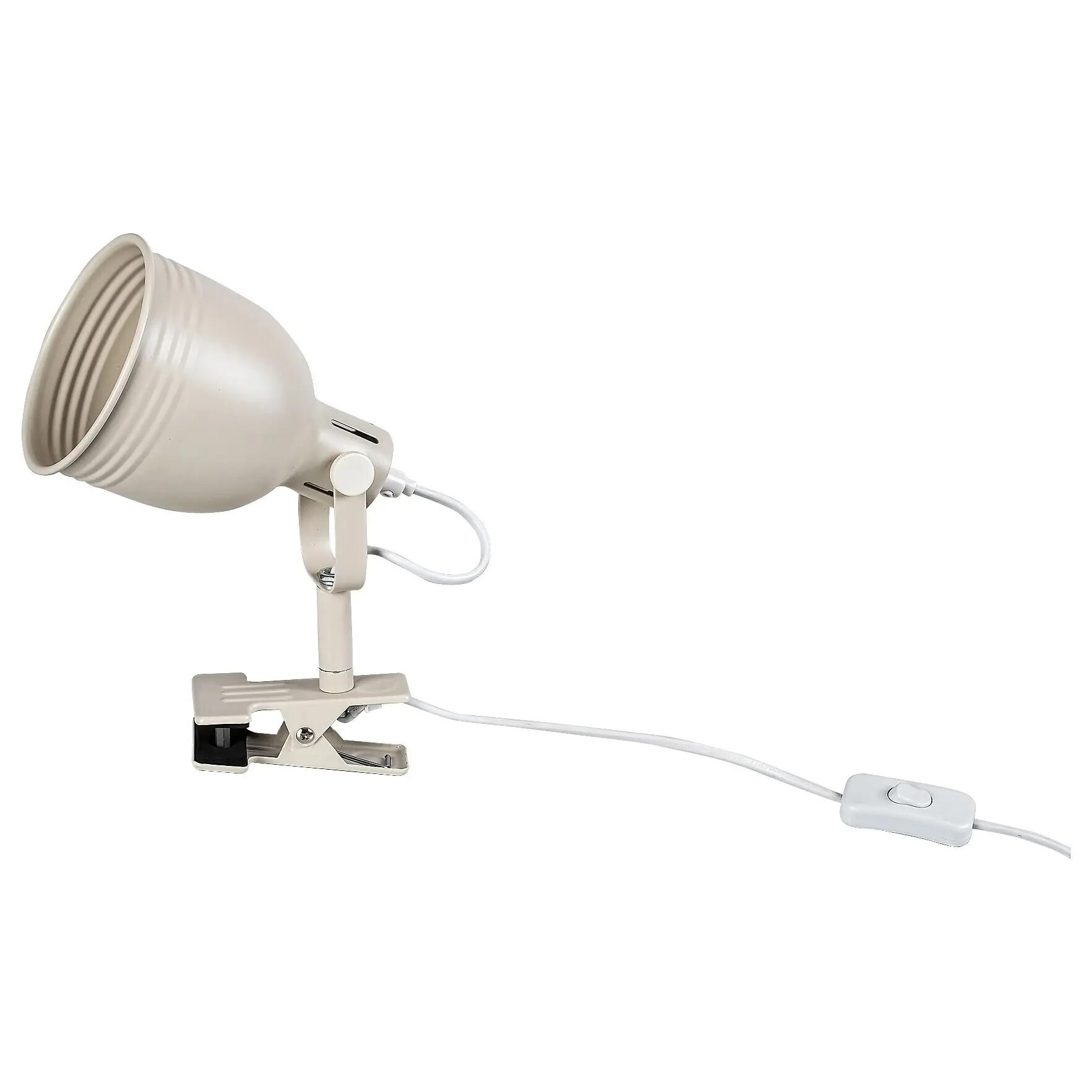 Rabalux Interruptor de la lámpara con clip metálico en el cable Flint BEIGE