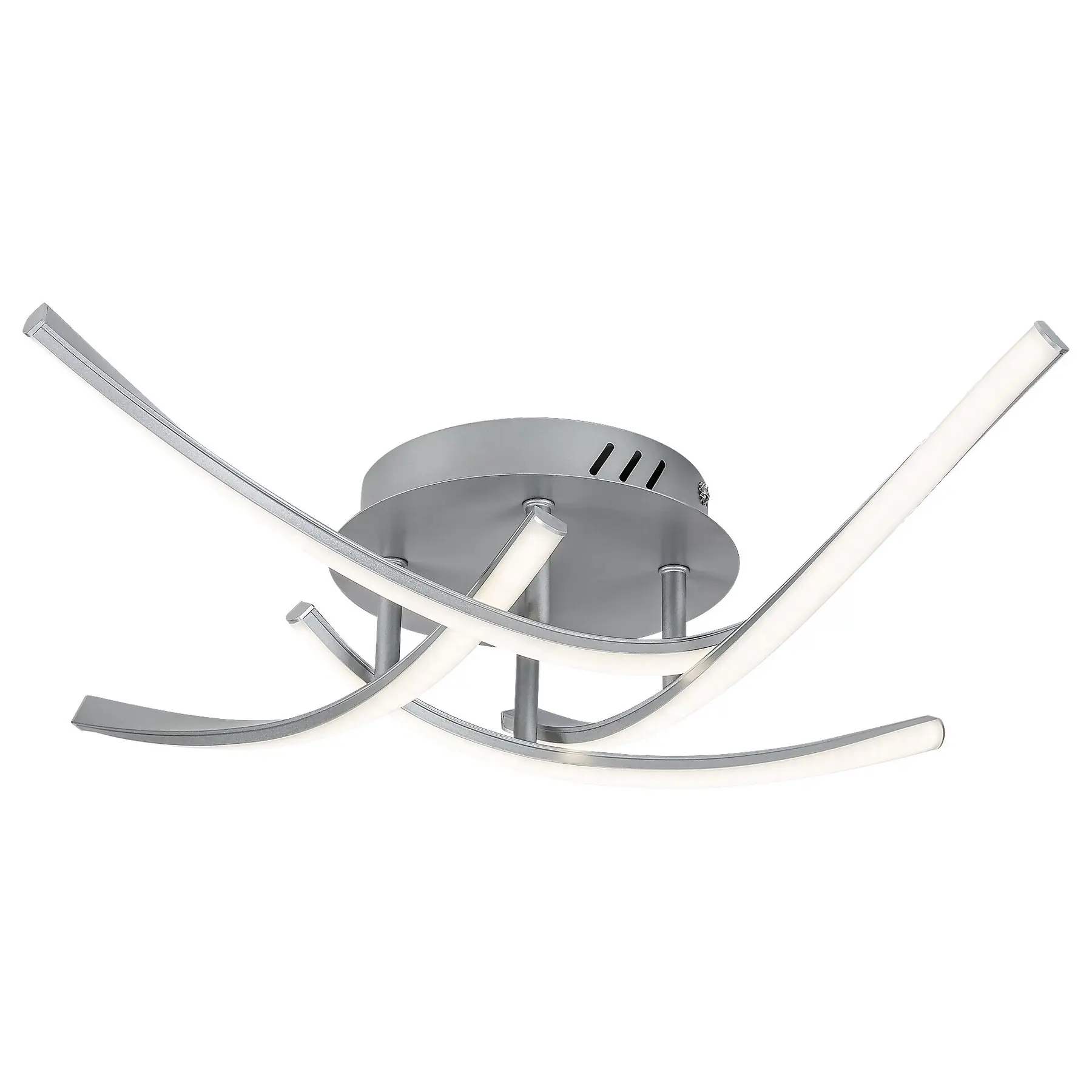 Rabalux Plafones led de interior clase g Tatjana 1950lm 3000lm 30W 4000K D62cm H10,5cm IP20 SILVER