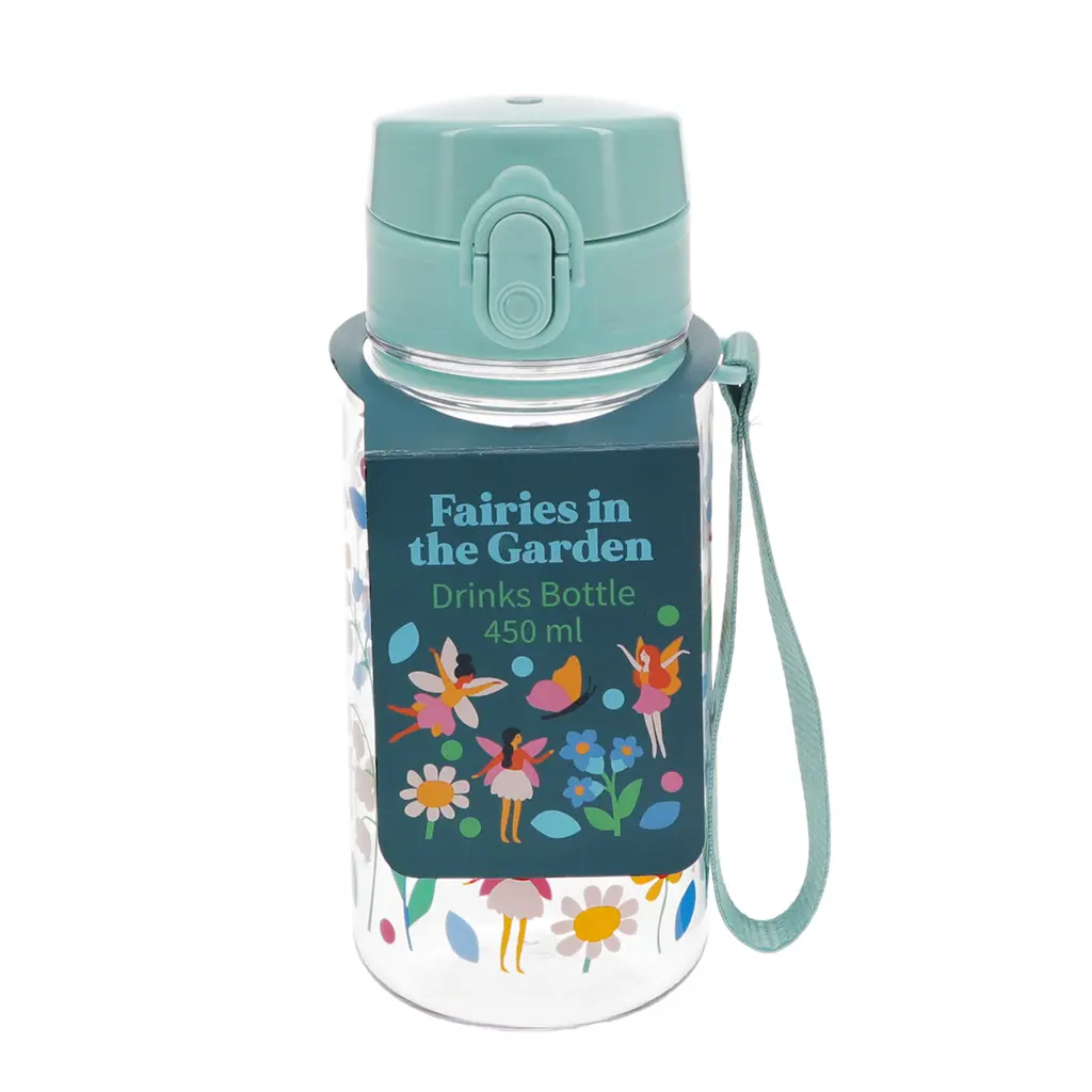 Rex London Botella para niños Fairies in the Garden BLUE