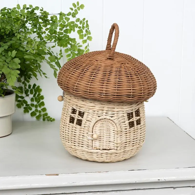Rex London Cesta decorativa de champiñón Wonders Of Nature BEIGE