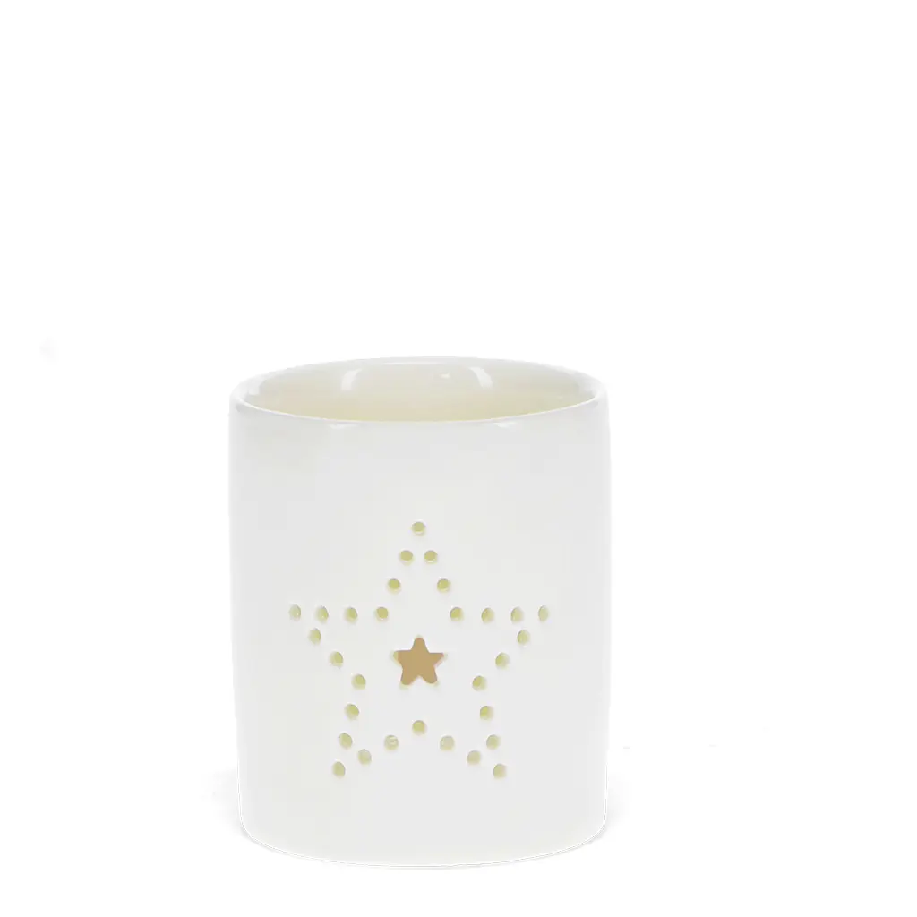 Rex London Tarro para velas Star WHITE