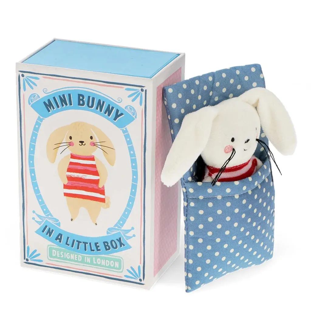 Rex London Mini peluche en una caja Bunny MULTICOLOR