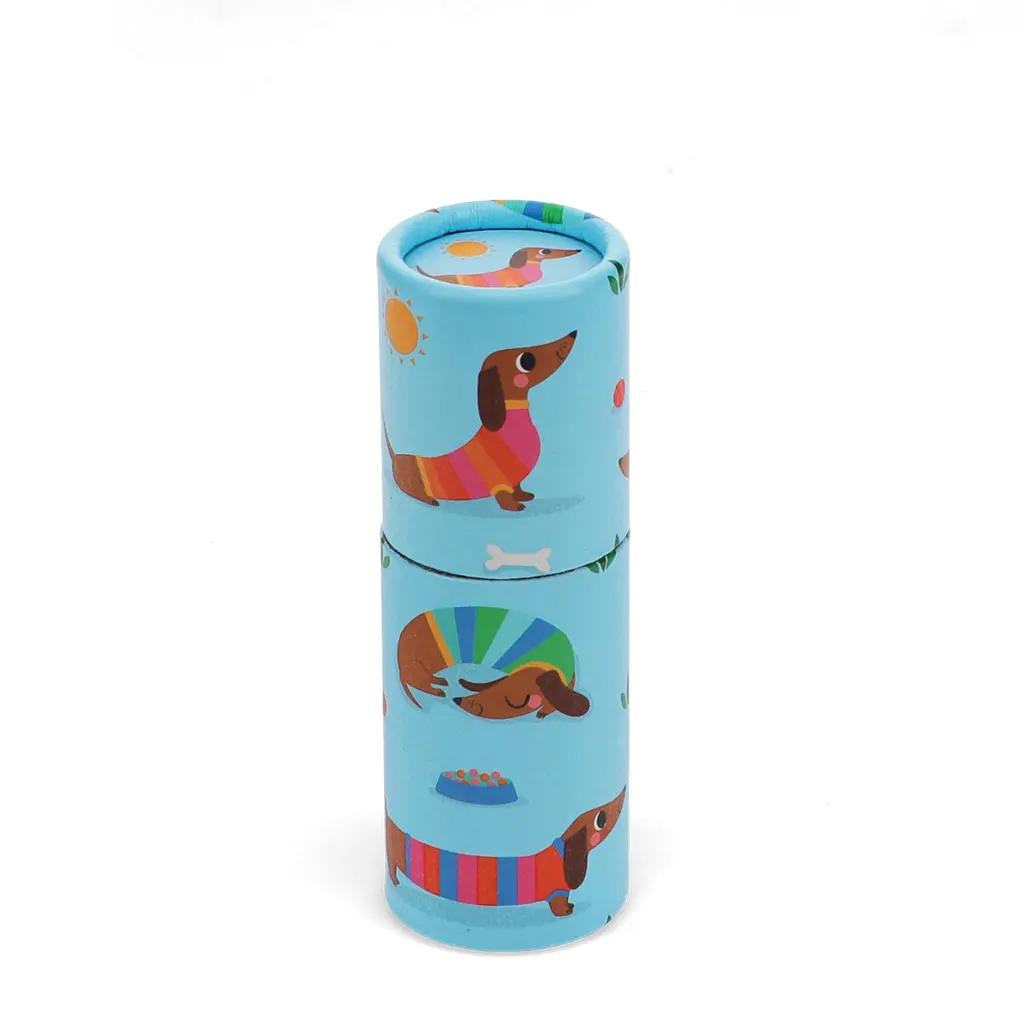 Rex London Tubo de lápices de colores Sunny Sausage Dog BLUE