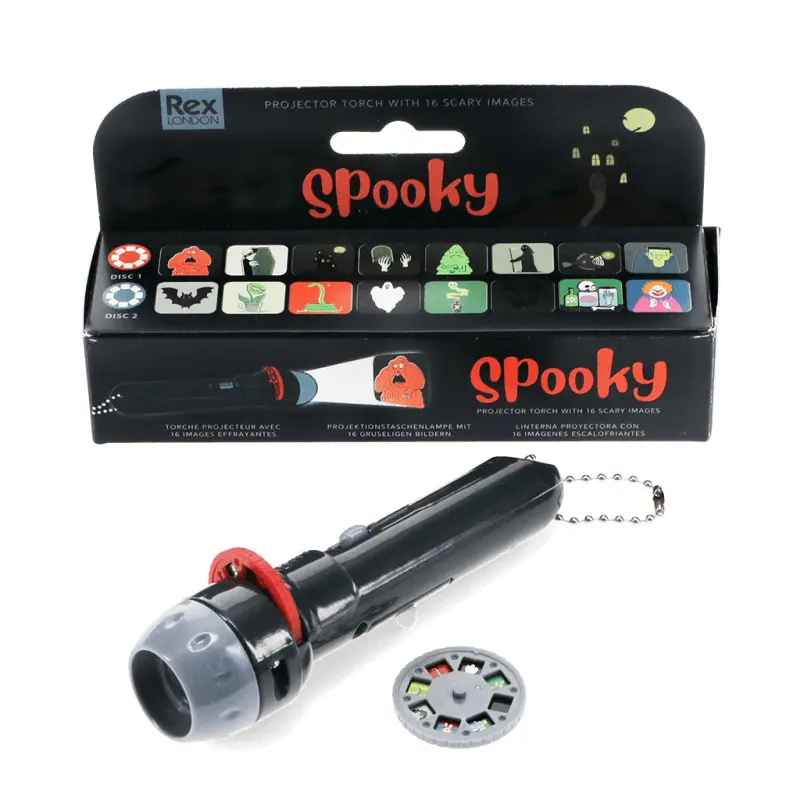 Rex London Linterna de proyector Spooky BLUE