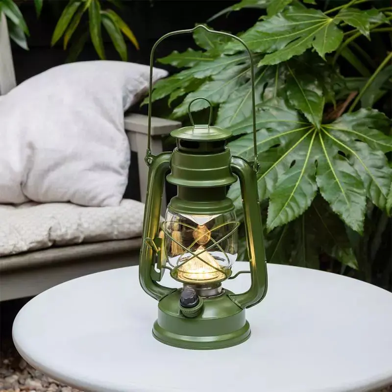 Rex London Linterna de tormenta LED GREEN