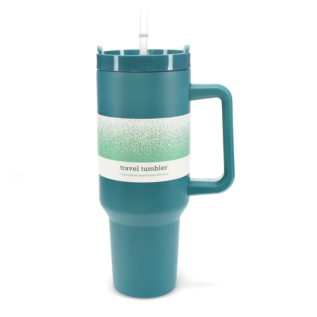 Rex London Vaso de viaje de acero BLUE