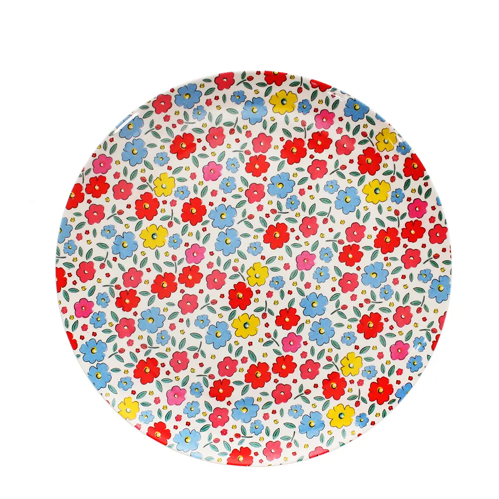 Rex London Plato de melamina para niños Tilde RED