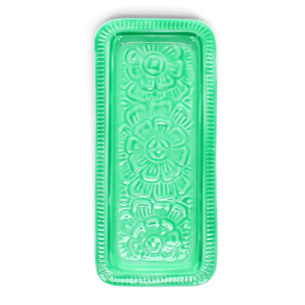 Rex London Bandeja de correo rectangular GREEN