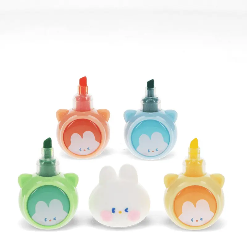 Rex London Juego de resaltadores Bunny MULTICOLOR