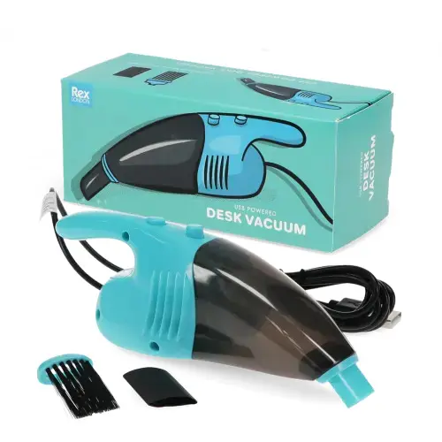 Rex London Aspiradora de escritorio USB BLUE