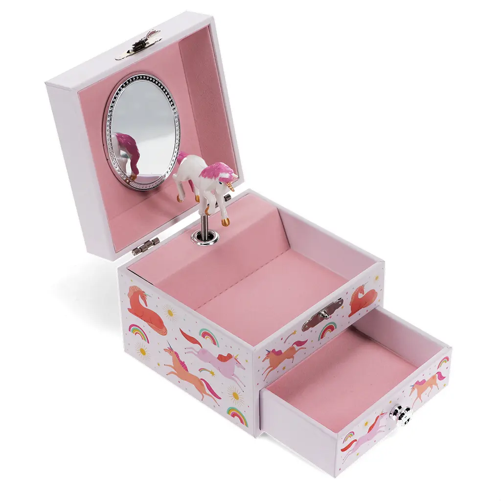 Rex London Joyero musical Unicorn PINK