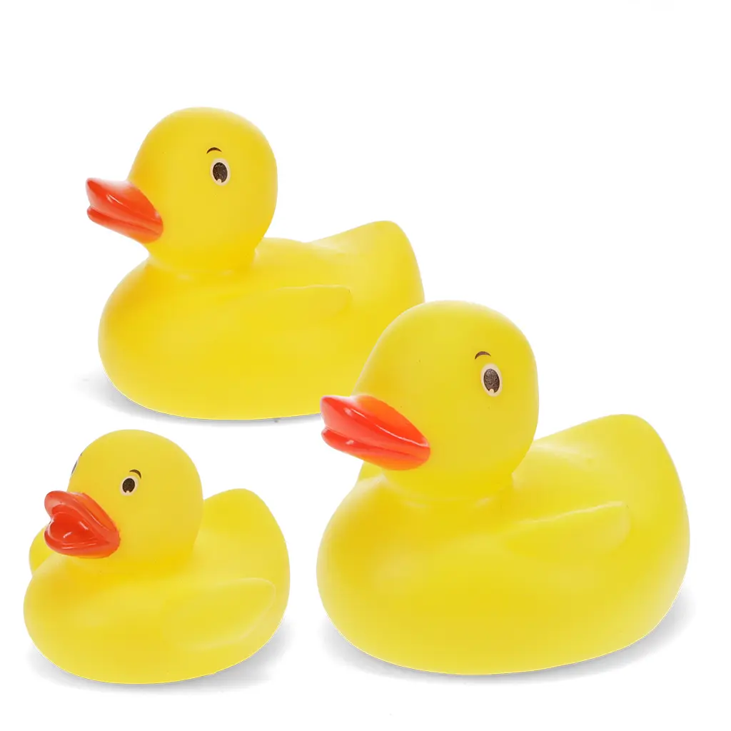 Rex London Juguete de baño – pato niño (x3) YELLOW