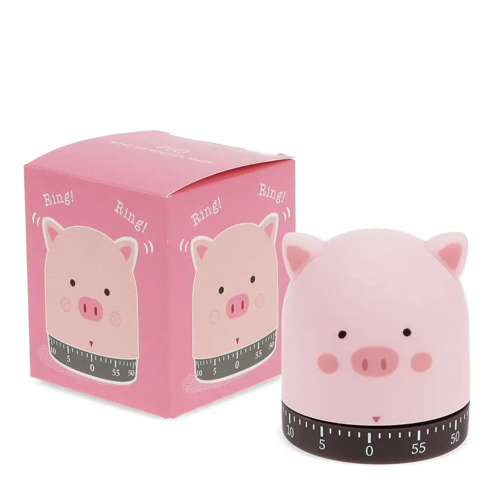 Rex London Temporizador de cocina para niños Pig PINK
