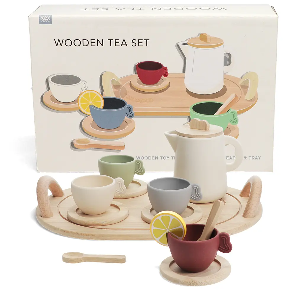 Rex London Caja de té BEIGE