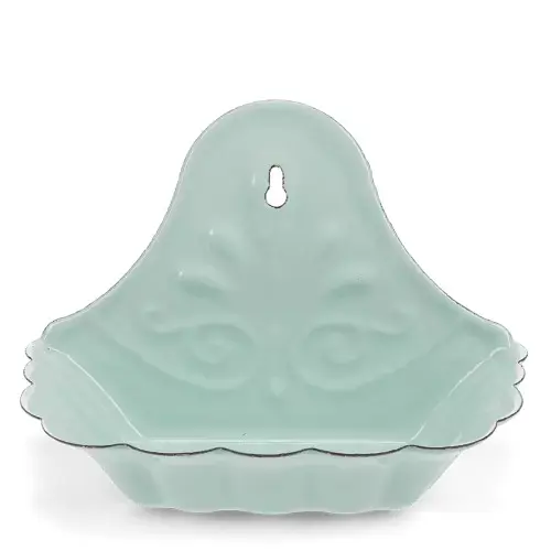 Rex London Porta Jabón de pared en esmalte GREEN