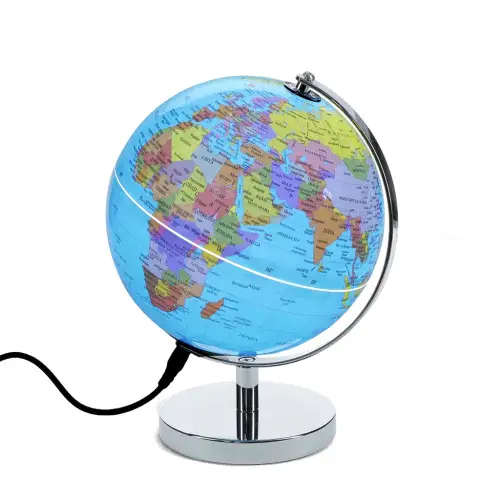 Rex London Globo terráqueo luminoso USB BLUE