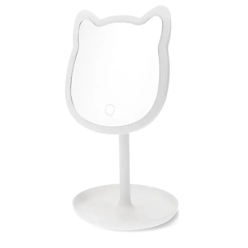 Rex London Espejo de mesa Cat WHITE