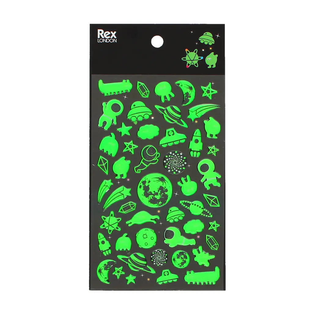 Rex London Etiquetas 3D Space MULTICOLOR
