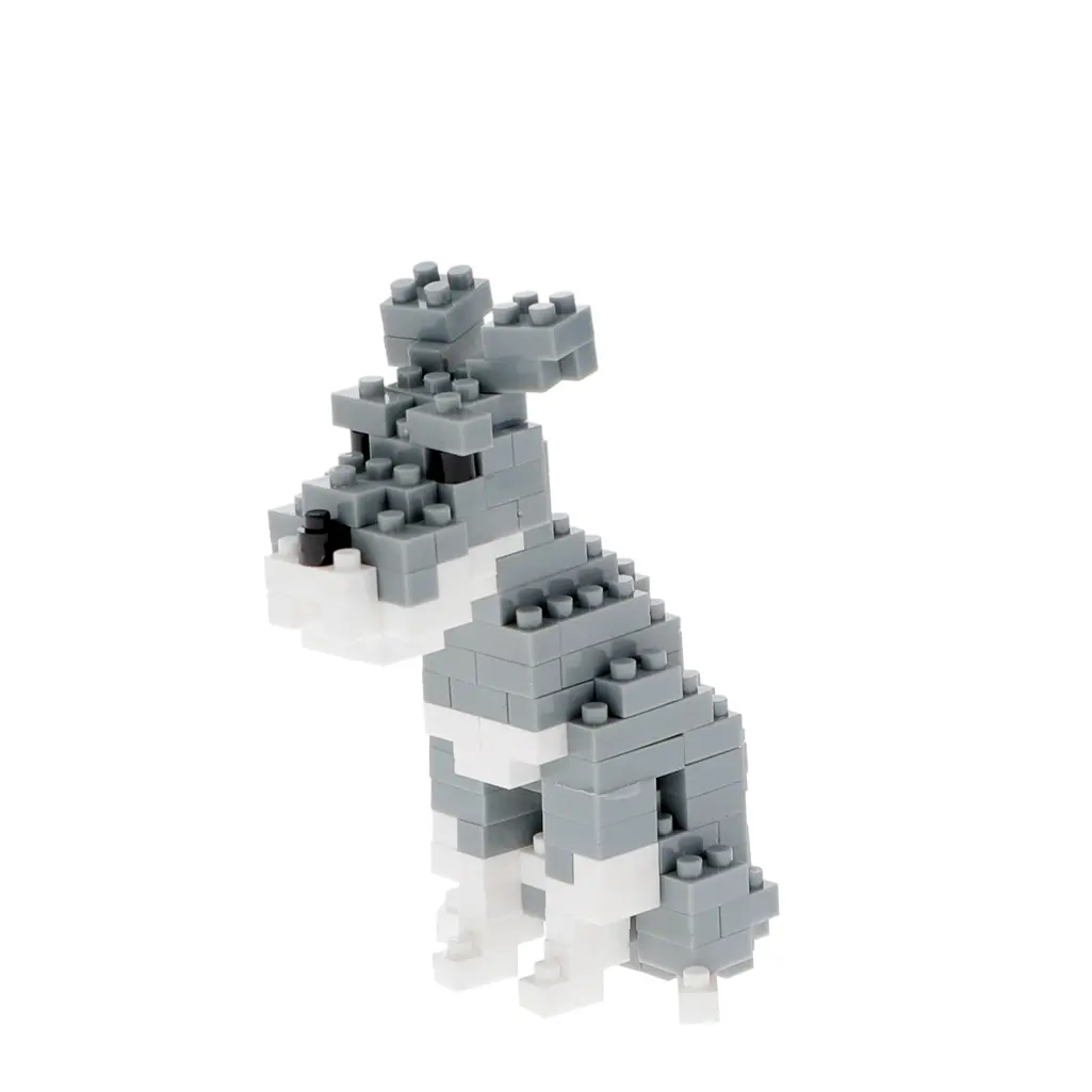 Rex London Juego de construcción con bloques Schnauzer GRAY
